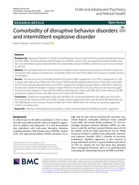 odd vs cd vs ied|Comorbidity of disruptive behavior disorders and intermittent .